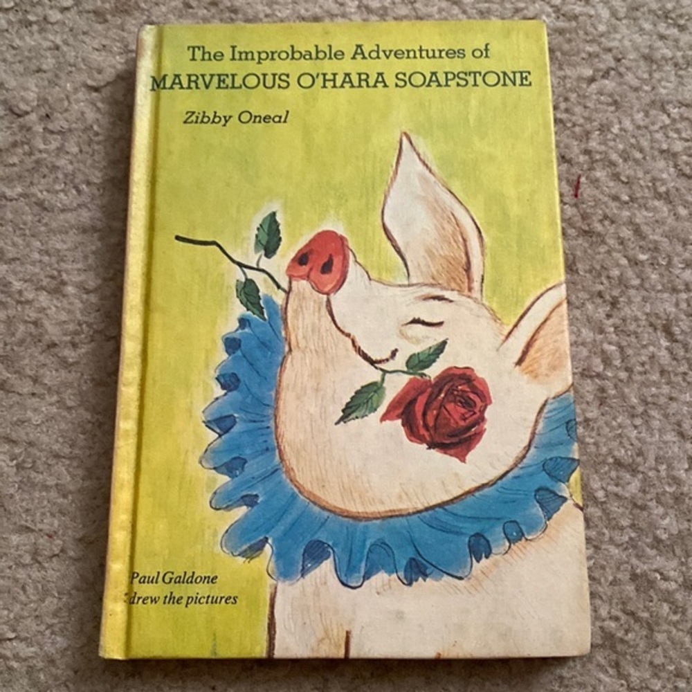 Vintage 1972 Marvelous O'Hara Soapstone Zibby Oneal Weekly Reader Hardcover